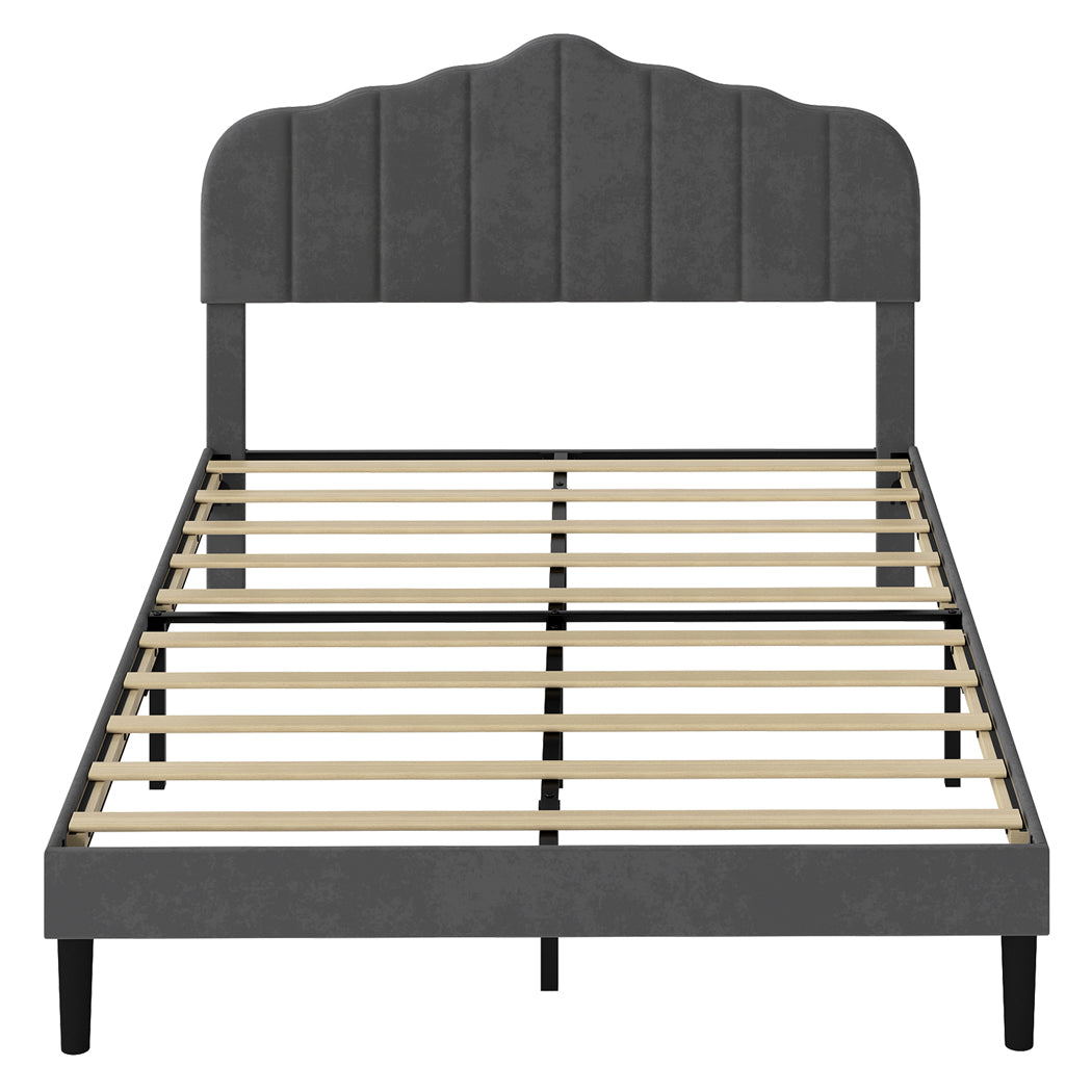 Levede Bed Frame Upholstered Platform Mattress Base Queen-2011971107007107073