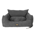 PaWz Pet Car Booster Seat Dog Protector L Grey Large-1954802559369744385
