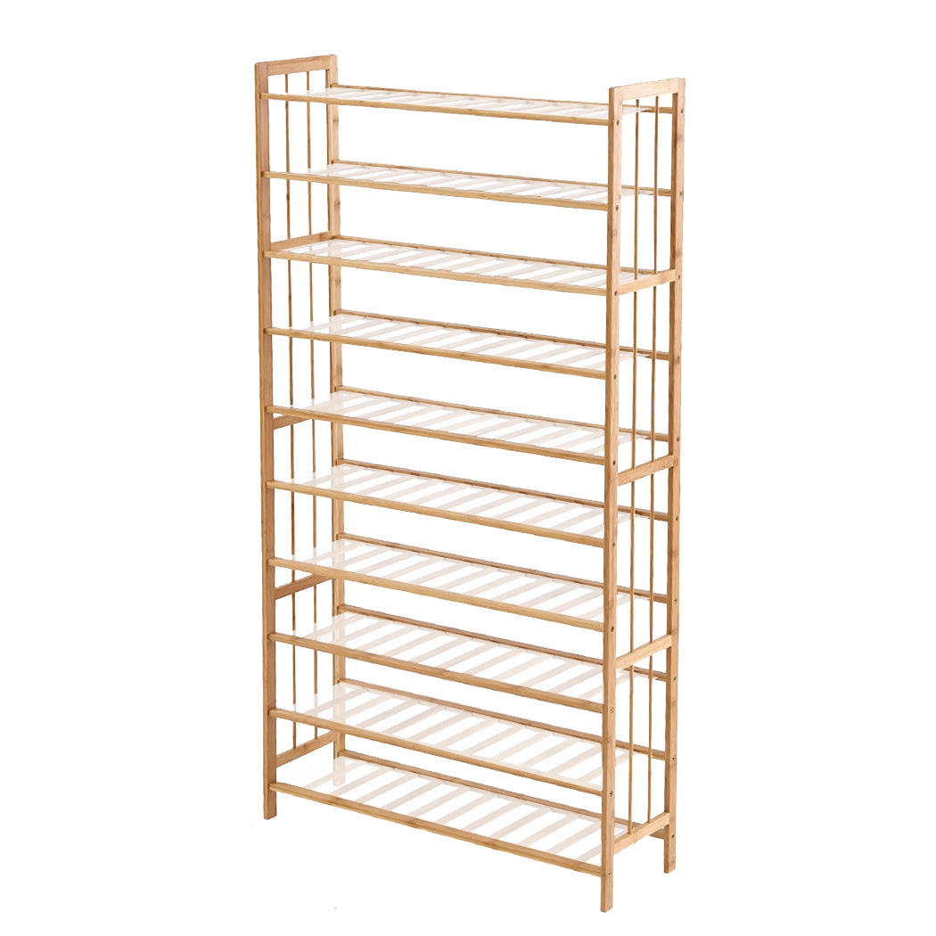 Levede Bamboo Shoe Rack Storage Wooden-2018816813839814657
