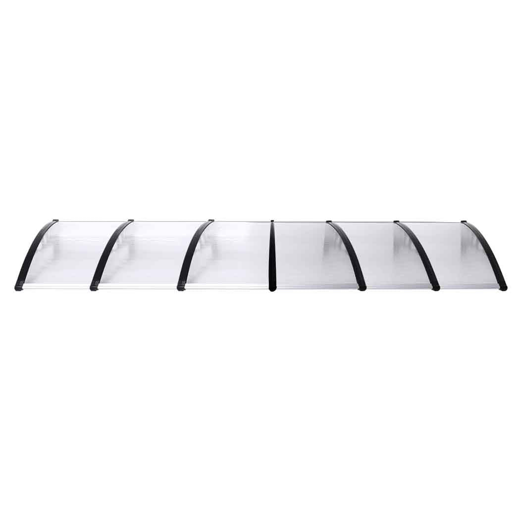 Mountview Window Door Awning Outdoor 1M X 6M Transparent 1x6M-2006733105112682497