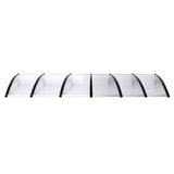 Mountview Window Door Awning Outdoor 1M X 6M Transparent 1x6M