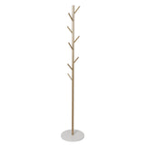 Levede Coat Rack Hat Clothes Stand Hanger Gold