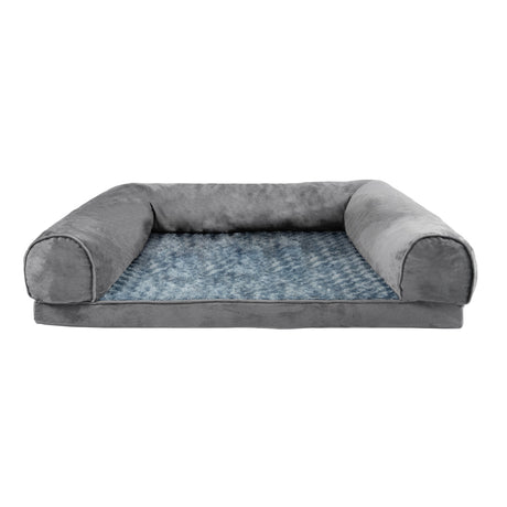 PaWz Pet Bed Sofa Dog Bedding Soft Warm L Cover Grey Cover Large-1954802515132420097