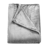DreamZ 320GSM 220x160cm Ultra Soft Mink Silver Single