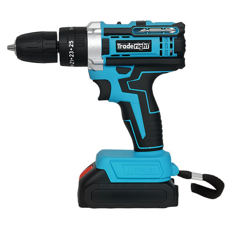 Traderight 21V Cordless Drill Driver Set 2×2.0Ah Battery-1960920171933732865