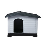 PaWz Dog Kennel Outdoor Indoor Plastic L Grey-2018816849965355009