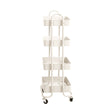 Levede 4 Tiers Kitchen Trolley Cart White-2006733175648292865