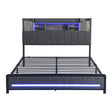 Levede Queen Bed Frame with Storage Headboard RGB LED-2006732901781213185