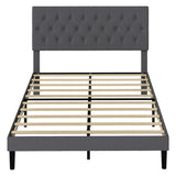 Levede Bed Frame Upholstered Platform Mattress Base Queen-2011971106671562753