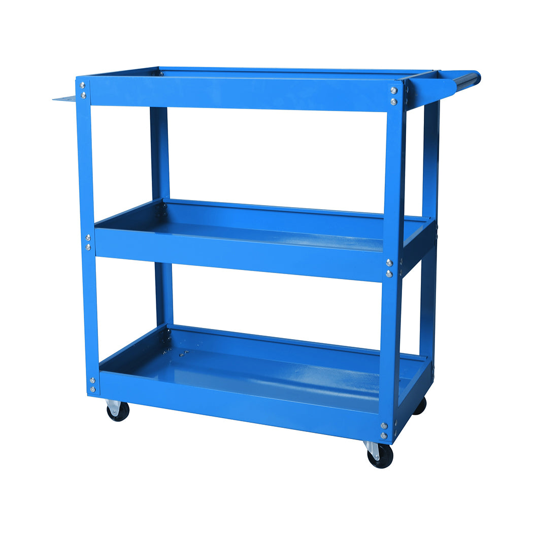 Traderight Tool Cart Trolley Toolbox Blue-2006733183038656513