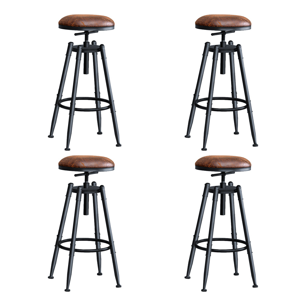 Levede 4x Bar Stools Industrial Kitchen-2018816924095483905