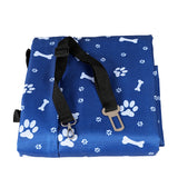 PaWz Pet Back Car Seat Cover Hammock Blue-2006732970454552577