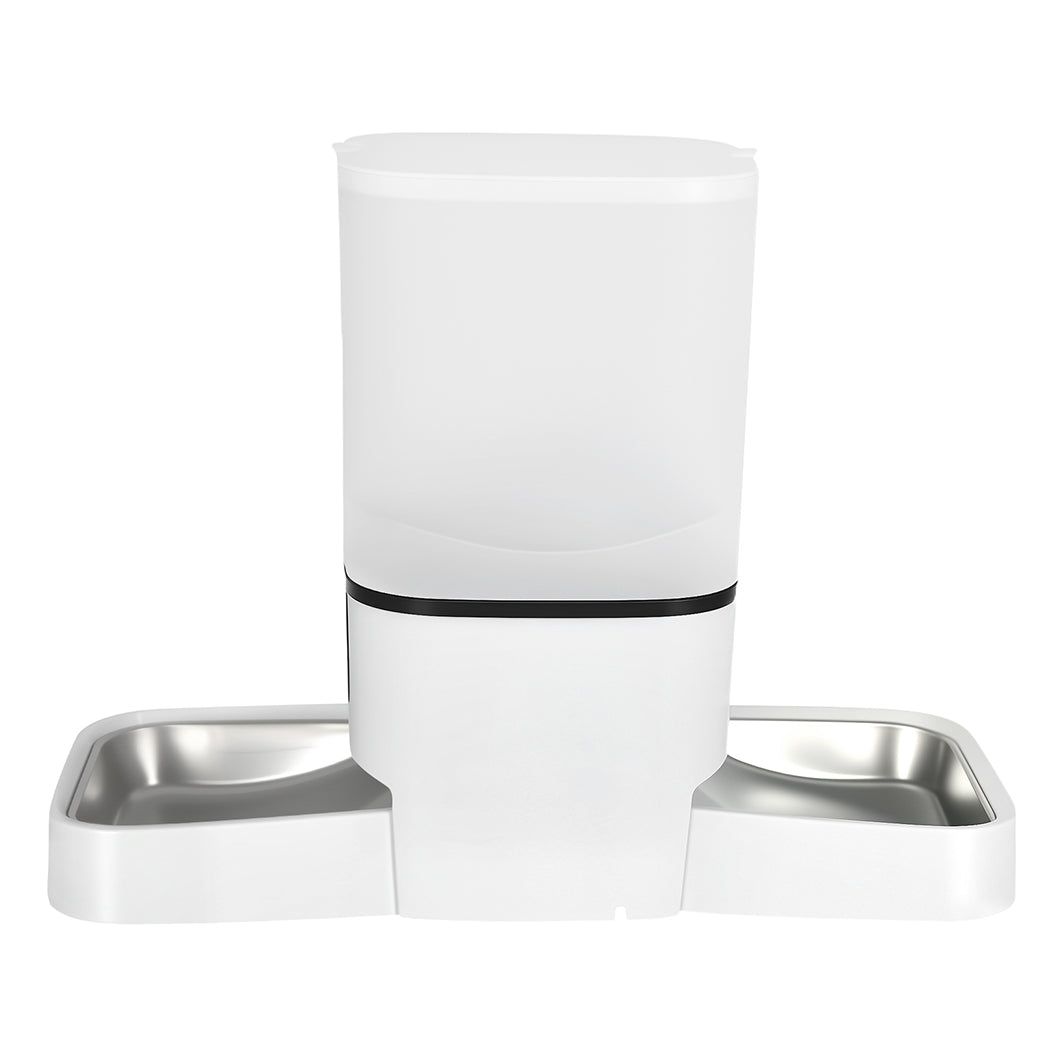 PaWz 6L Automatic Pet Feeder 2 Bowl Food Dispenser-2006733419819700225