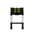 Traderight Multipurpose Aluminium Ladder Telescopic 2.6M Black 2.6 Meter-2006733178764660737
