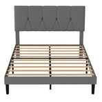 Levede Bed Frame Upholstered Platform Mattress Base Double-2011971105467797505