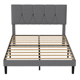 Levede Bed Frame Upholstered Platform Mattress Base Double