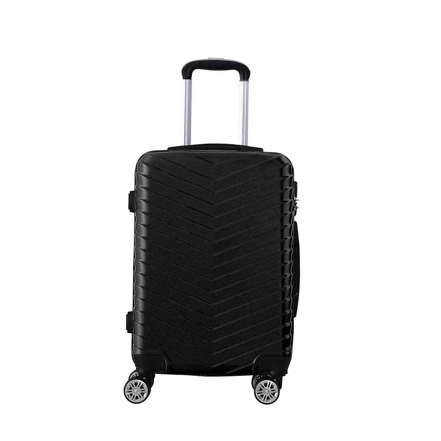 Slimbridge 20" Carry On Travel Luggage Black 20 inch-2018816689810051073