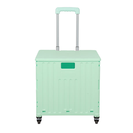 Folding Shopping Trolley Cart Portable Green-2006733034371551233