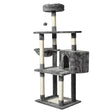 PaWz 130cm Cat Tree Toy Scratching Post Grey-2018816717295325185