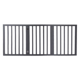 Wooden Pet Gate Dog Fence Retractable Grey 2000x 3MM