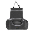 PaWz Dog Car Booster Seat Belt Pet Backrest Grey-1954802563937341441
