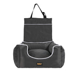 PaWz Dog Car Booster Seat Belt Pet Backrest Grey