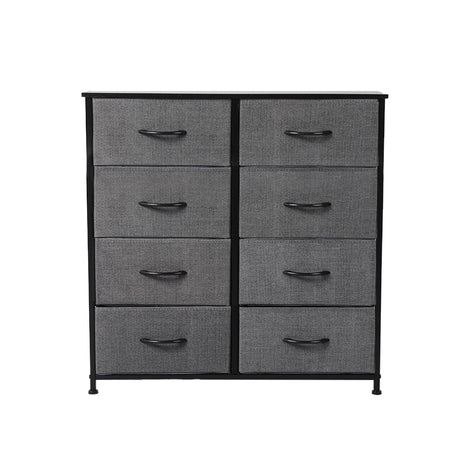 Levede Storage Cabinet Tower Chest Dark Grey-1954802982814093313