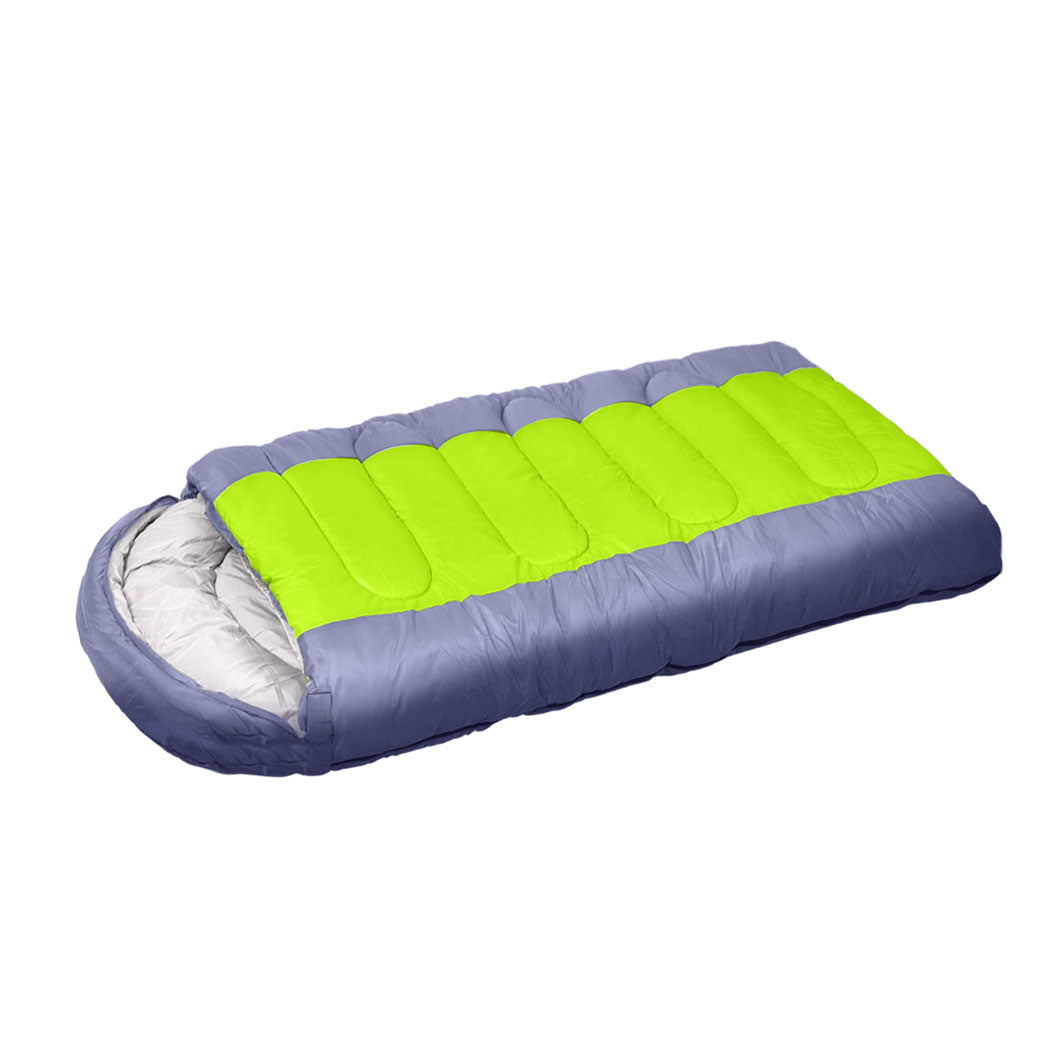 Mountview Sleeping Bag Outdoor Camping Grey-2006732919342764033