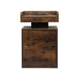 Levede Bedside Table USB Charger Outlet RGB Oak-2006732841915912193