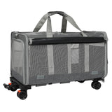 Pawz Pet Carrier 4 Wheel Portable Rolling Foldable-2018816797083570177