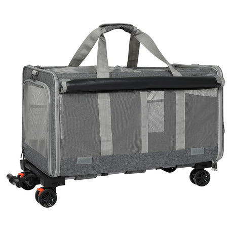 Pawz Pet Carrier 4 Wheel Portable Rolling Foldable-2018816797083570177