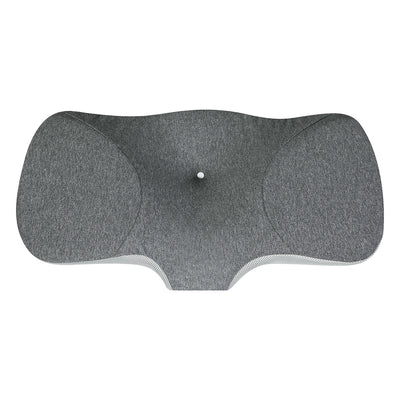 Dreamz Memory Foam Pillow Pillowcase Supprt Grey Rebound