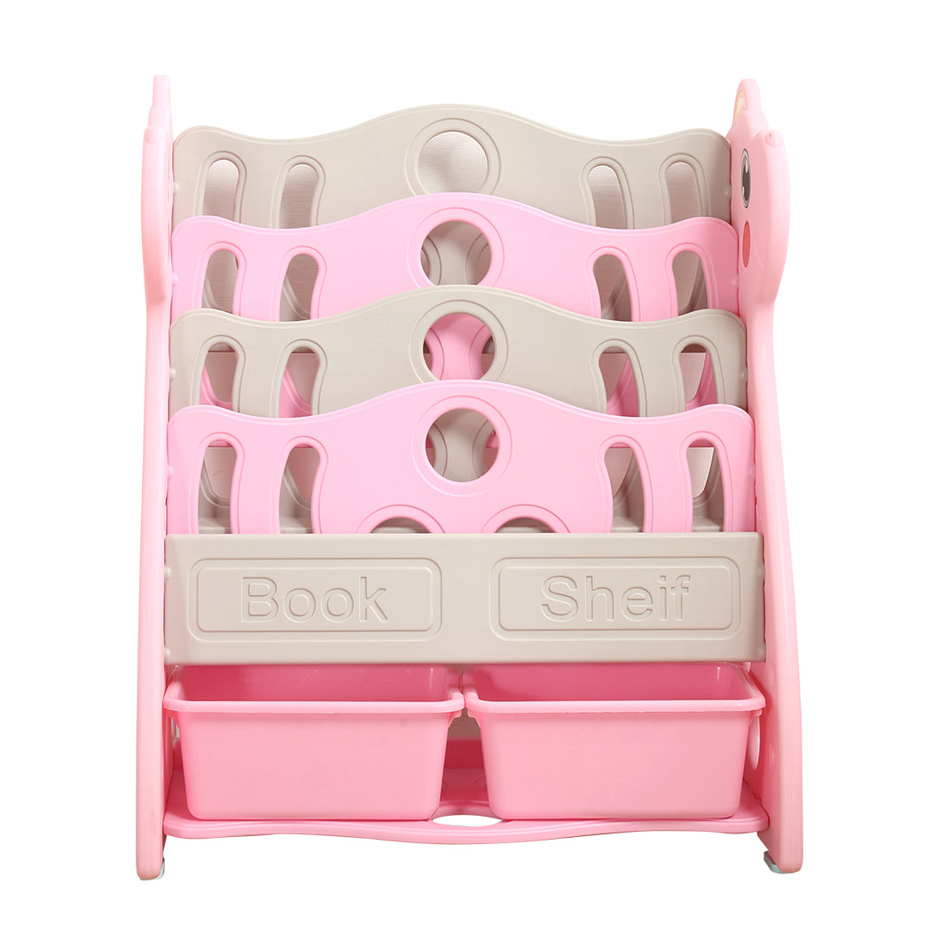 BoPeep Kids Bookshelf Bookcase Magazine Pink-2018816767715053569