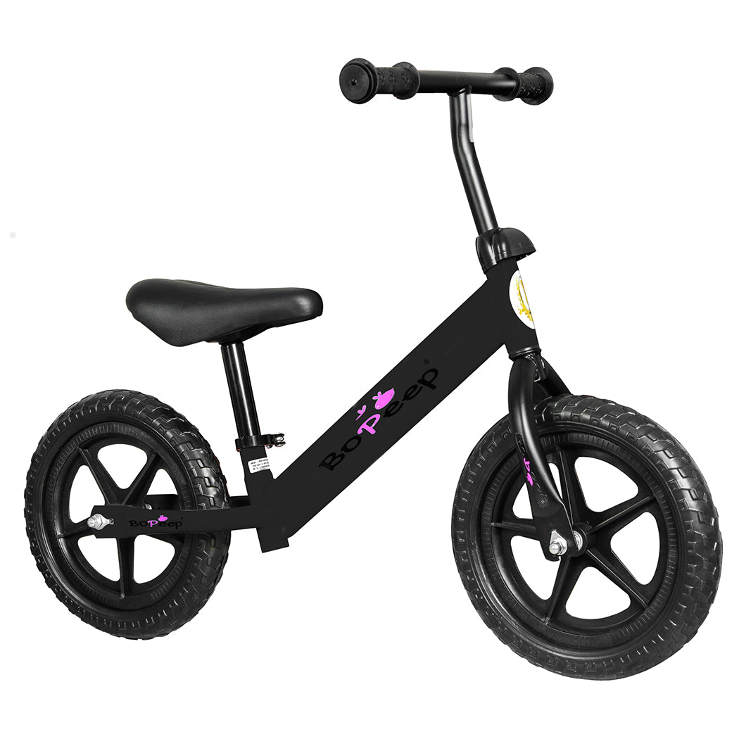 BoPeep Kids Balance Bike Ride On Toys Black-2006733050179883009