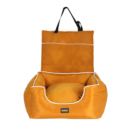 PaWz Pet Car Seat Travel Safety Carrier Orange-2018816732663255041