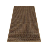 Marlow Kitchen Rug 2PCS Woven Non Slip Absorbent Brown