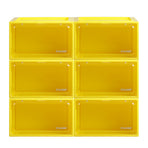 Stacked Sneaker Display Case 6x Clear Yellow-2006733027748745217
