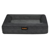 Pawz XXL Size Orthopedic Dog Bed with Corduroy Removable Cover Waterproof Washable Grey-2006732715193405441