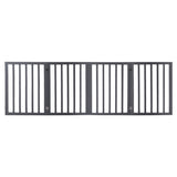 Wooden Pet Gate Dog Fence Retractable Grey 600x 3MM-2006732963861106689