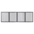 Wooden Pet Gate Dog Fence Retractable Grey 600x 3MM-2006732963861106689
