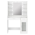 Levede Vanity Desk Makeup Mirror Storage Dressing Table-2011971131304710145
