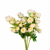 Lambu Artificial Flowers Silk Roses Yellow-2018816640698945537
