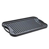 Toque 50.5cm Reversible Cast Iron Griddle Pan Non-Stick