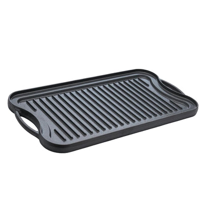 Toque 50.5cm Reversible Cast Iron Griddle Pan Non-Stick