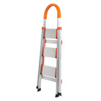 Traderight 3 Step Ladder Folding Aluminium-2018816750803619841