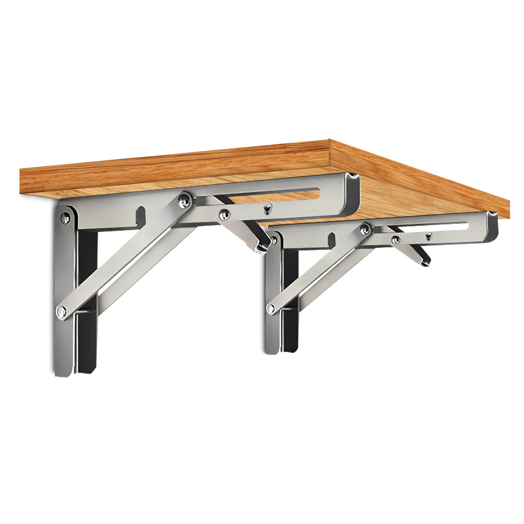 2Pcs 8" Folding Table Bracket Stainless-2006733180618543105
