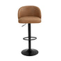 Levede 4x Bar Stool Swivel Gas Lift PU Leather Brown