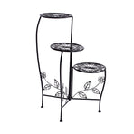 2X Wrought Iron Outdoor Indoor Flower Black 2 Pack-2018816817077817345
