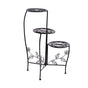 2X Wrought Iron Outdoor Indoor Flower Black 2 Pack