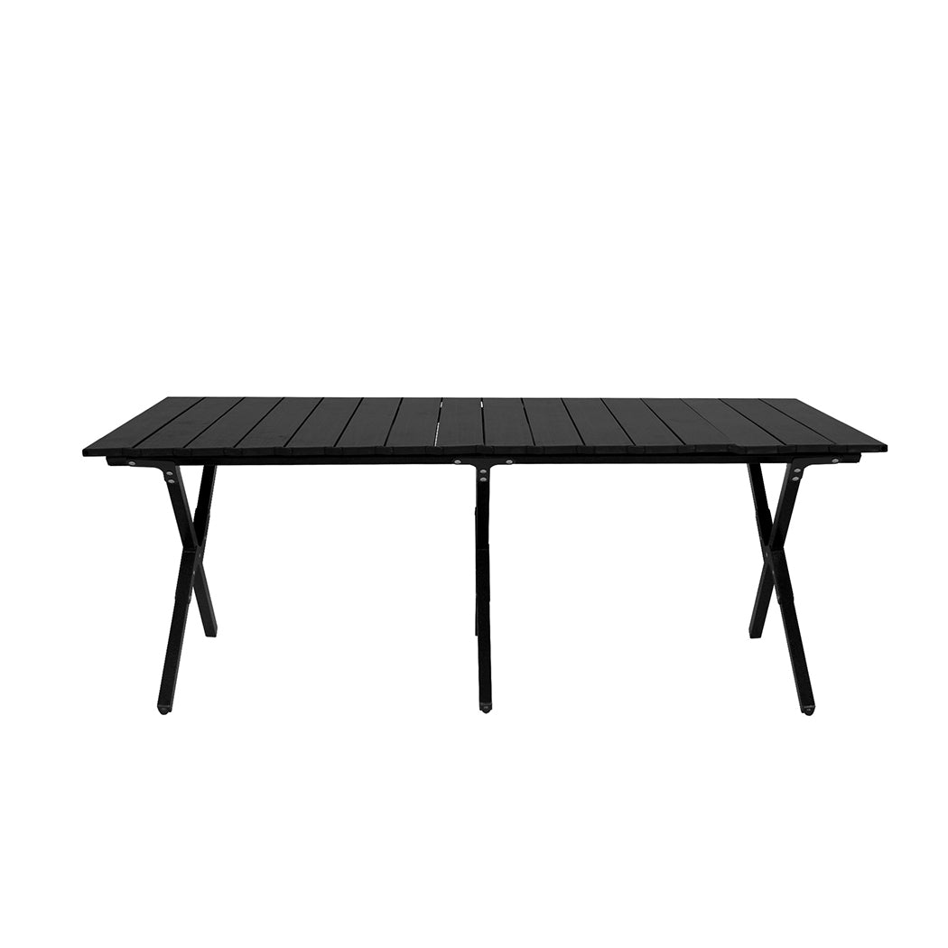 Levede Folding Camping Table Portable Black-1954802884084371457